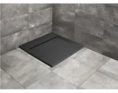 Brodziki prysznicowe - Radaway Teos C 80x80 czarny HTC8080-64 - miniaturka - grafika 1