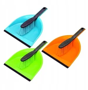 Szufelka Z Gumką + Zmiotka Szczotka Miotła - Inne artykuły czyszczące - miniaturka - grafika 2