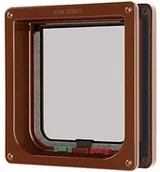 Pozostałe akcesoria dla kotów - Rosewood Klapa kot Pet Mate 4-drożny zamek brązowy - miniaturka - grafika 1