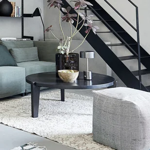 House Doctor House Doctor - Stolik kawowy Bali Black House Doctor - Stolik kawowy Bali Black - Ławy i stoliki kawowe - miniaturka - grafika 2