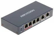 Switche - HIKVISION Switch PoE 6-portowy DS-3E0106P-E/M DS-3E0106P-E/M - miniaturka - grafika 1
