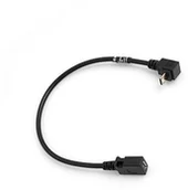 Kable USB - System-S Micro USB 90 ° stopni kąt w górę z kablem micro USB kabel do transmisji danych adapter sieciowy przedłużenie 27 cm 53525900 - miniaturka - grafika 1
