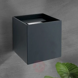 Cube Kinkiet zewnętrzny LED antracyt - Lampy ogrodowe - miniaturka - grafika 2