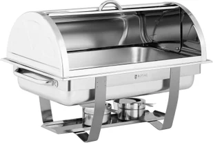 Royal Catering Podgrzewacz do potraw GN 1/1 8,5 l 2 pojemniki na paliwo wąska podstawa RCCD-RT1_9L - Inne urządzenia gastronomiczne - miniaturka - grafika 7
