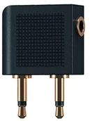 Kable - Oehlbach OEHLBACH 35015 " i-Jack AD-Flight "z urządzeń przenośnych na słuchawki f-Plug Adapter, 2 X 3,5 MM wtyczka mini jack 3,5 MM gniazdo jack Czarny 35015 - miniaturka - grafika 1