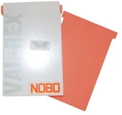 Zakładki indeksujące - Nobo Karty pamięci flash akcesoria do tablic  T w blistrze, rozmiar 3, 100 sztuk, pomarańczowy 2203009 - miniaturka - grafika 1