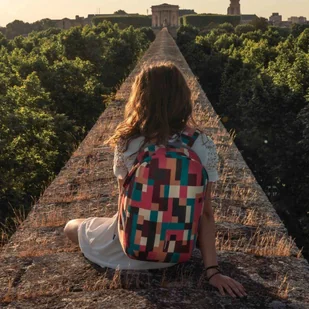 XD Design Plecak na lapotp Bobby Soft Geometric - Torby na laptopy - miniaturka - grafika 23