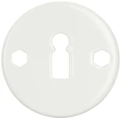 Szyldy i rozety - Domino Rozeta Econom na klucz biały - miniaturka - grafika 1