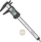 Poziomice, łaty, miary - Gimex suwmiarka 150mm cyfrowa 3V 216.087.N 216.087.N - miniaturka - grafika 1