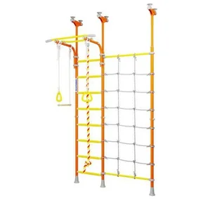 MAŁPISZON Drabinka gimnastyczna + słupek Merkury 3 czarny DSKM-3-8.06.G1.490.18-28 - Wyposażenie sportowe i gimnastyczne - miniaturka - grafika 3