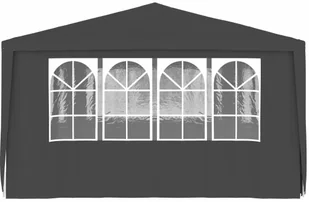 vidaXL Namiot imprezowy ze ściankami, 4x6 m, antracytowy, 90 g/m 48537 - Pawilony ogrodowe - miniaturka - grafika 16
