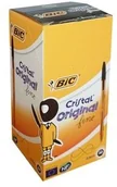Artykuły biurowe - BiC Długopis Cristal Original Fine czarny display 50 sztuk - miniaturka - grafika 1