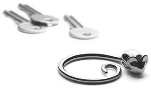 ALESSI ALESSI Brelok ze stali nierdzewnej ALESSI Pip 15186 PIP 15186 PIP 15186 - Wagi specjalistyczne - miniaturka - grafika 4