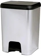 Kosze na śmieci - Kitchen Move Kitchen Move Kosz "Seattle" w kolorze srebrnym na śmieci - 30 l - miniaturka - grafika 1