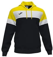 Bluzy sportowe męskie - Joma Joma Bluza męska Crew Iv czarny czarny/żółty xxs 101544.109 - miniaturka - grafika 1