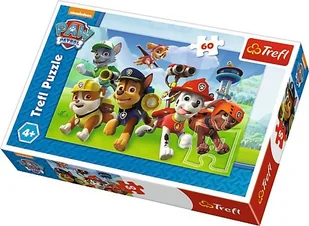 Trefl Puzzle 60 elementów Psi Patrol Gotowi do akcji - Puzzle - miniaturka - grafika 3