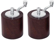 Pojemniki na przyprawy - Olympia NextDay Cufflinks cateringu ce247 młynek do soli i pieprzu zestaw, ciemne drewno CE247 - miniaturka - grafika 1