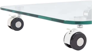 vidaXL Stolik kawowy, 45 x 40 x 63 cm, szkło hartowane - Ławy i stoliki kawowe - miniaturka - grafika 4