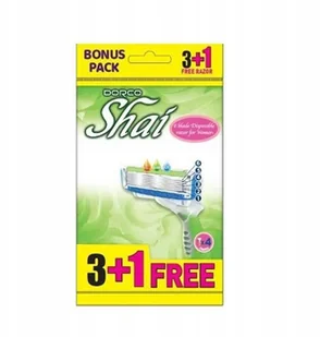 Dorco DORCO WOMEN Jednorazowa maszynka do golenia dla kobiet, SHAI 6, 6 ostrzy, 3+1szt 1op 8801038580067 - Maszynki do golenia i wkłady - miniaturka - grafika 2