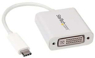 StarTech com com USB C to DVI Adapter ekstern videoadapter CDP2DVIW - Adaptery i przejściówki - miniaturka - grafika 2