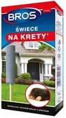 Zwalczanie i odstraszanie szkodników - Bros Świeca Na Krety 3 Szt - miniaturka - grafika 1