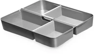 Pudła i pojemniki do przechowywania - ORPLAST Mały Organizer Kwadratowy Wkład do Szuflady Pojemników 25x25 cm - miniaturka - grafika 1