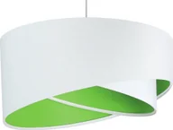 Lampy sufitowe - Koncept BPS Lampa wisząca BPS Lampa wisząca GEMSTONE WHITE biała/zielona BP-060-071 - miniaturka - grafika 1