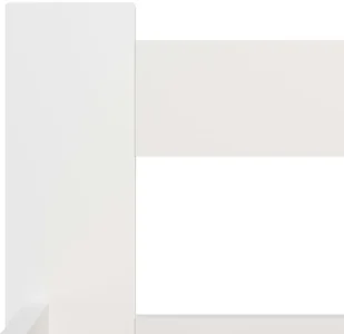 vidaXL Lumarko Rama łóżka, biała, lite drewno sosnowe, 200x200 cm 322004 - Łóżka - miniaturka - grafika 6