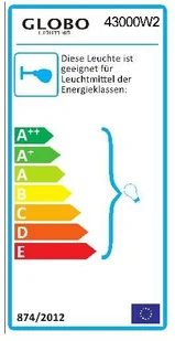 Globo Lighting Kinkiet LAMPA ścienna BAYUDA 43000W2 industrialna OPRAWA z zegarem rury loft czarne 43000W2 - Lampy ścienne - miniaturka - grafika 2