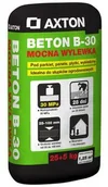 Zaprawy budowlane - AXTON Wylewka betonowa B-30 30kg 25 - 100 mm AXTON - miniaturka - grafika 1