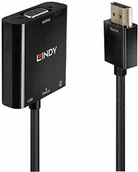 Złącza, przejściówki, adaptery - Lindy konwerter HDMI-VGA, 0,1 m, Czarny czarny - miniaturka - grafika 1