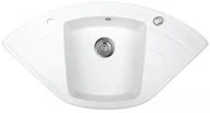 Zlewozmywaki - Brenor Granitowy Zlewozmywak ALTAIR biały altairbi - miniaturka - grafika 1