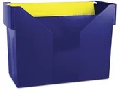 Pudła i kartony archiwizacyjne - Donau Mini archiwum z 5 teczkami, plastikowe, granatowe 7422001PL-18 - miniaturka - grafika 1