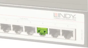 LINDY RJ45 port lock 20x o key green - Części i akcesoria do laptopów - miniaturka - grafika 3