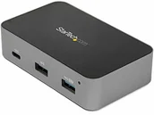 Huby USB - Startech com com 3-portowy hub USB-C (LAN-Hub, 10 Gb/s, 2 x USB-A i 1 x USB-C, 1 m kabel host, powered, z zasilaczem) HB31C2A1CGS - miniaturka - grafika 1