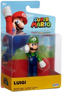 Jakks Pacific Super Mario figurka Luigi 7 cm 40130 - Figurki dla dzieci - miniaturka - grafika 3
