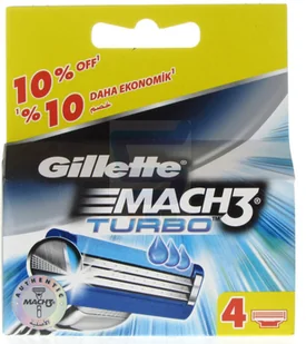 Gillette Mach3 Turbo Wkład do maszynki do golenia 2 szt. - Balsamy po goleniu - miniaturka - grafika 2