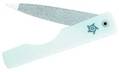 Akcesoria do paznokci - Pfeilring szafirowy pilnik do paznokci z klapką, 11.5 cm, biały 0211150100 - miniaturka - grafika 1