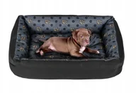 Legowiska dla psów - Legowisko dla psa kota, kojec, kanapa 95x75 łapki - miniaturka - grafika 1