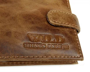 Wild Etui Na Karty Dokumenty Wizytownik Poziomy Skóra Naturalna - Etui na dokumenty i karty - miniaturka - grafika 7