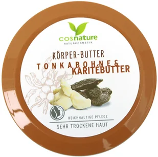 COSNATURE Naturalne odżywcze masło do ciała z masłem shea i tonką 200 ml - Olejki do ciała i włosów COSNATURE Naturalne odżywcze masło do ciała z masłem shea i tonką 200 ml - Olejki do ciała i włosów - miniaturka - grafika 3