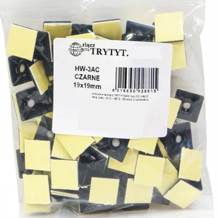 uchwyt samoprzylepny do kabli 19x19 opaska 100szt - Inne mocowania - miniaturka - grafika 2