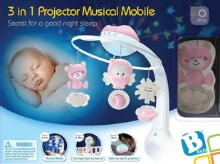 B-Kids Blue Box karuzela z projektorem 3w1 - Projektory dla dzieci - miniaturka - grafika 4