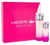 Zestawy perfum damskich - Lacoste Touch Of Pink zestaw Edt 90 ml + Edt 30 ml dla kobiet - miniaturka - grafika 1
