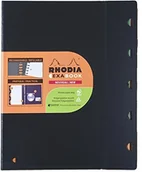Notesy i bloczki - Rhodia 132572 °C exabook, A5 W kratkę, 80 arkuszy, czarny 132572C - miniaturka - grafika 1