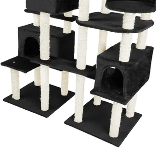 tectake Drapak dla kota Entissar 214 cm - czarny 403921 - Drapaki dla kotów - miniaturka - grafika 4