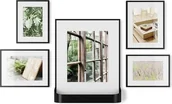 Ramki na zdjęcia - Umbra Komplet ramek na zdjęcia Matinee czarne 5 szt. 1014372-040 - miniaturka - grafika 1