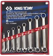 Zestawy narzędziowe - KING TONY Zestaw kluczy oczkowych prostych 1C08MR 6-22 mm - miniaturka - grafika 1