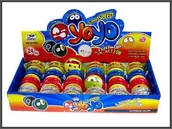 Zabawki zręcznościowe - HIPO Jojo 5,5cm Buźka światło 61999-C   HIPO cena za 1 szt - miniaturka - grafika 1