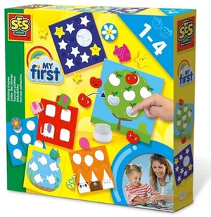 SES NL Moje pierwsze obrazkowe wyklejanki - Zabawki kreatywne - miniaturka - grafika 2